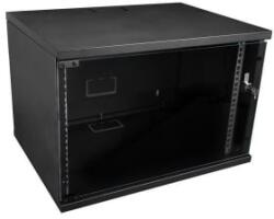 S-Link 7U 19' fali rackszekrény 320x530x400mm fekete (34386) (link34386)