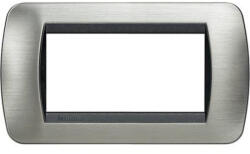 Legrand Living L4804ACS takarókeret 4m csiszolt acél (L4804ACS)