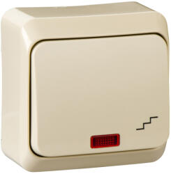 Schneider Electric Schneider PRIMA 106 J Váltókapcsoló, jelzőfényes, 10AX, IP20 krém WDE001161 (WDE001161)