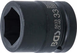 BGS technic Hatszögletű ütvecsavarozó dugókulcs, 1", 33mm (BGS-5833)