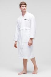 Karl Lagerfeld Karl Lagerfeld, Pamutkeverék fürdőköpeny, Fehér, S (230M2185-100-S)