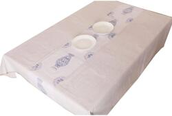 VINYLLA Vinyla terítő, PVC, bézs/kék, 140 x 240 cm (SX0016TLH8V)