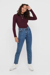 ONLY Only, Emma bordázott felső, Szilvalila, XS (15180040-MADDER-BROWN-XS)