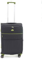 LAMONZA Superlight bőrönd, 68x41x26 cm, 3.1 kg, 30% bővíthető, Szürke/Zöld (A13343)