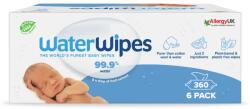 WaterWipes Water Wipes nedves törlőkendők, 6 csomag x 60 db, 360 db