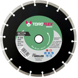 Toroflex Basic beton gyémánttárcsa 230x22, 2/SH8 (010301-0094) - transvidia