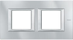 Legrand Axolute takarókeret szögletes 2+2m vsz. HC. HA4802M2HHC (HA4802M2HHC)