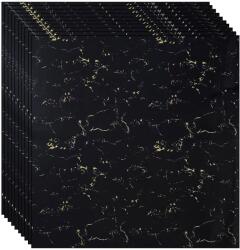 NEXTLY 50 db NEXTLY márvány utánzat öntapadós tapéta készlet, vízálló, állítható, erős ragasztó, könnyen felszerelhető, fedőfelület 18 nm, 60x60 cm, 2mm vastagság 116-13n (s50-116-13n)