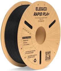 Elegoo RAPID PLA+ - 1, 75mm, 1kg, Cardboard Spool, Black (ELEEG240426)