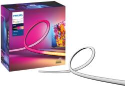 Philips Play Gradient Intelligens RGBW LED szalag, 75" TV-hez, 20W, 1100 lm, fehér és színes fény, 304 cm, szilikon