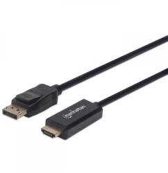 Manhattan DisplayPort HDMI Átalakító Fekete 1.8m 152679 (152679)