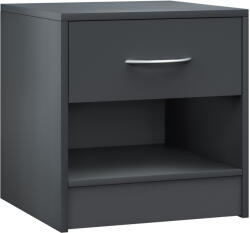 Casaria® Kiel éjjeliszekrény 41x39x28 cm - antracit (109739)