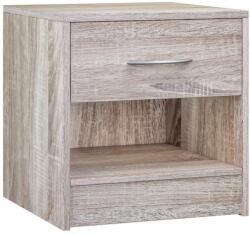 Casaria® Kiel éjjeliszekrény 41x39x28 cm - tölgy (109738)