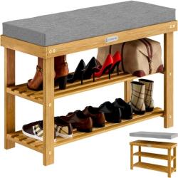 CASARIA Cipőtartó 70x33x48cm - akác (109678)