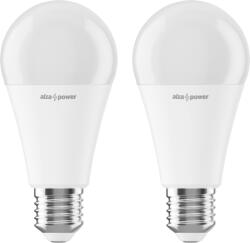 AlzaPower LED 15-100W, E27, 2700K, 2 db (APW-LBA27-152700KM2)