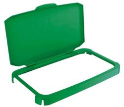 DURABLE Nyitható tető, 60 l-es szemeteshez, műanyag, DURABLE Durabin® , zöld (DB1800500020)
