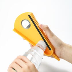  SMARTECH Desfacator multifunctional pentru conserve/sticle/borcane, ABS/Cauciuc, Galben