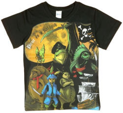 Asti Picúr és a kalózok mesefigurás rövid ujjú póló (méret: 110-134)