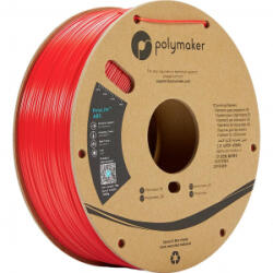 Polymaker PolyLite 3D nyomtatószál ABS műanyag közel szagtalan 1.75 mm 1000 g Piros 1 db (PE01004) (PE01004)