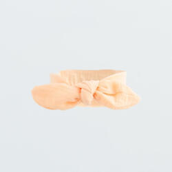 NEW BABY Baba muszlin fejpánt New Baby Leny Peach