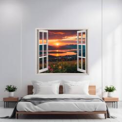 Avex Színes nyomott fólia otthoni faldíszítéshez, méret 125 x 110cm, modell: VIEW TO HAVEN 22 (AVX-AW22)