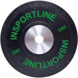 inSPORTline Bumper Plate Súlyzótárcsa - 25 kg Súlytárcsa