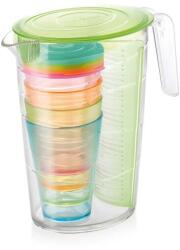 Tescoma myDRINK Kancsó 2.5 l, 4 pohár fedéllel, zöld (308802.25)