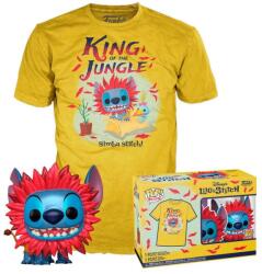 FUNKO Pop & Tee: Stitch Costume - Stich Simba jelmezben figura és póló (XL) (889698780766)