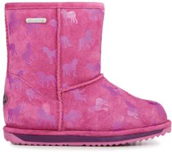 Emu Emu, Rainbow-Unicorn velúr rövid vízálló csizma, Fandango rózsaszín, rózsaszín, 36 EU (K12373-DEEP-PINK-4)