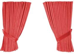  4 darabos függönykészlet teherautóhoz, univerzális, Renault-val kompatibilis, piros színű, szintetikus anyagból