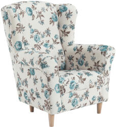 TEMPO KONDELA Füles fotel, szövet rose 14, CHARLOT