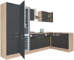 Leziter Yorki Konyhabútor - Sarok - 340 cm - pepita - 382 320 Ft