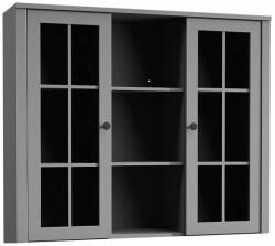 Tempo Komód ráépítés W2D, vitrin, szürke, PROVANCE