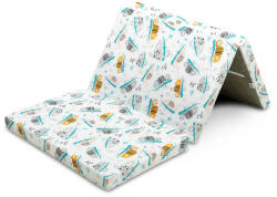 Sensillo Skladacia matrac do postieľky Sensillo kaméleon 120x60 cm