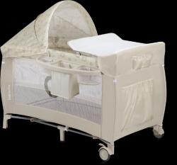 Lionelo Sven Plus multifunkciós utazóágy Szín: Beige Latte