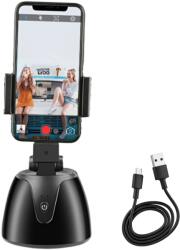 Versatyx Okostelefon stabilizátor, 360°-os forgatás, mesterséges intelligencia követés, Smart Shooting Gimbal vloggáshoz és élő videó közvetítéshez, Hosszú akkumulátor-élettartam, Beltéri / Kültéri, Univerzáli