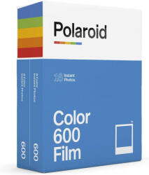 Polaroid színes 600 Film, fotópapír fehér kerettel, 600 és új i-Type kamerához, 16db instant fotó (PO-004841)