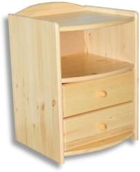 Komforttéka Zsolt Éjjeliszekrény - 2 Fiók - 60 cm