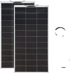  Rugalmas napelem, nagy hatékonyság, sokoldalú kompatibilitás, 240 W-os készlet 12 V 24 V