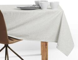 DecoKing Asztalterítő Sparkle krémű metálfényes modern 140x350 owal DecoKing