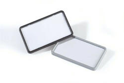 Durable Névkitűző, mágnessel, 75x40 mm, DURABLE, fekete (812901) - pepita