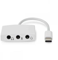 Nedis USB 2.0 Type C Jack Átalakító Fehér 10cm CCGB65900WT01 (CCGB65900WT01)