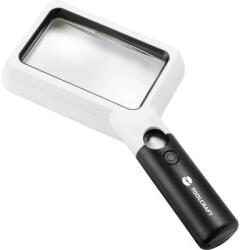 TOOLCRAFT TO-7440585 TOOLCRAFT Szögletes LED-es Kézi Nagyító