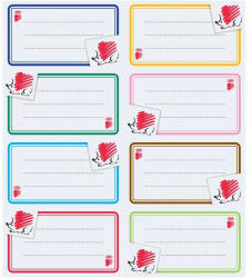 ICO Süni color 8db/ív füzetcímke