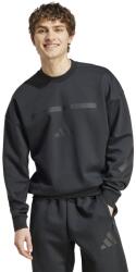 adidas Sportswear adidas Sportswear, Z. N. E. kerek nyakú pulóver ejtett ujjakkal, Fekete, M (JE7536-M)