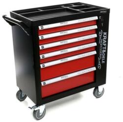 Kraft&Dele Professzionális szerszámos szekrény, Kraft& Dele KD362, 263 darab, 6 fiókkal