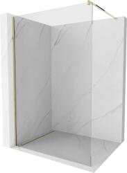 Mexen Kioto Walk-in Zuhanyfal - 50x200 cm - 8 mm Üveg - Arany (5907709123922)