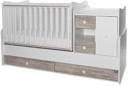 Lorelli Mini Max kombi ágy 190x72 - White Artwood New