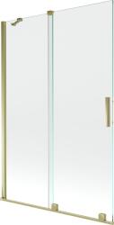 Mexen Velar Kádparaván 2 részes csúszó 120 x 150 cm, átlátszó nano, arany - 896-120-000-01-50 Kádparaván (5905315220981)