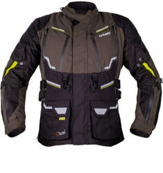 W-Tec Daimick Motoros Kabát - Fekete/Szürke, 4XL, CE Protektoros